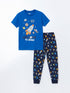 LC Waikiki Crew Neck Boys Pajamas Set